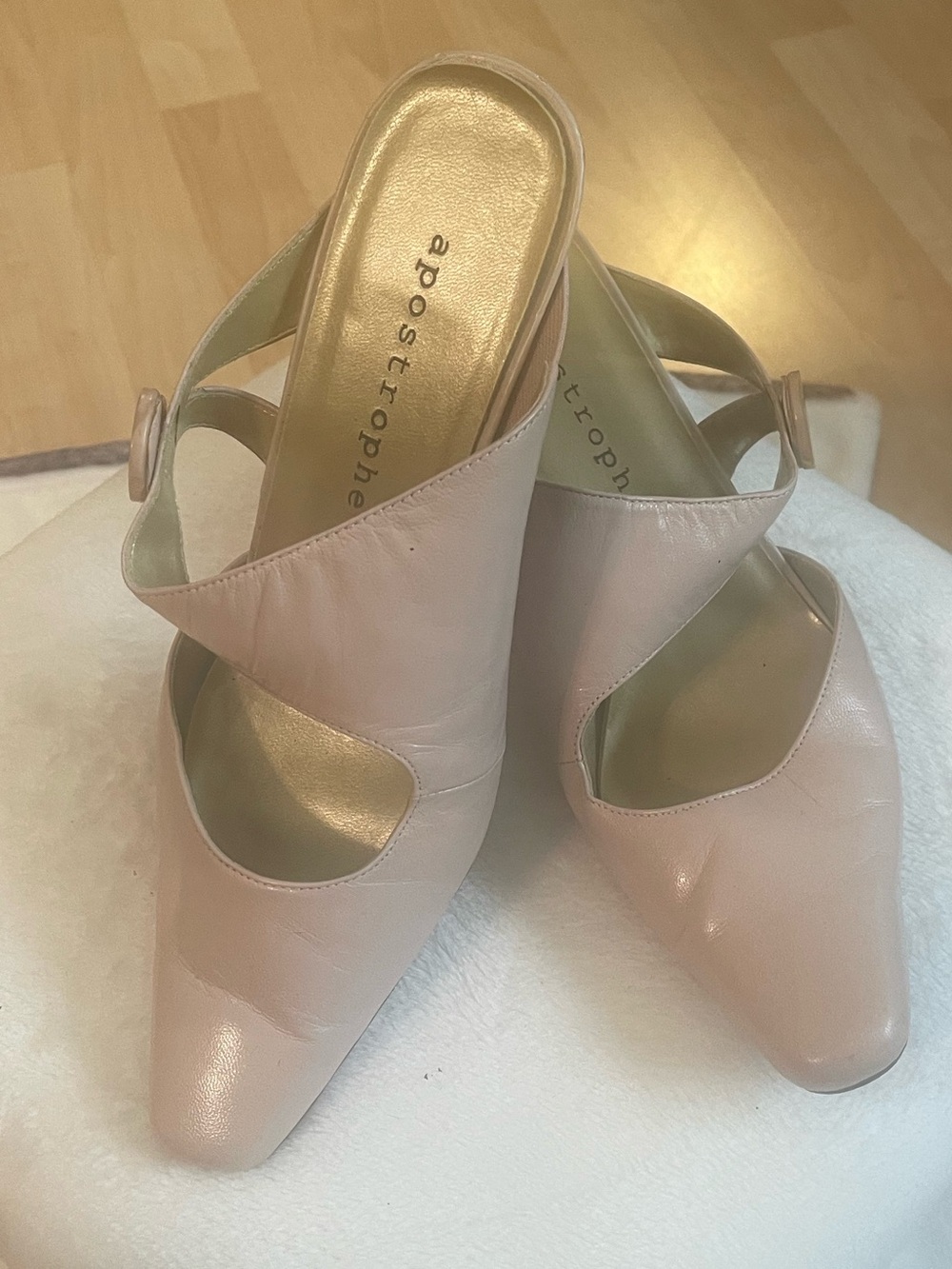 Dusty pink heels